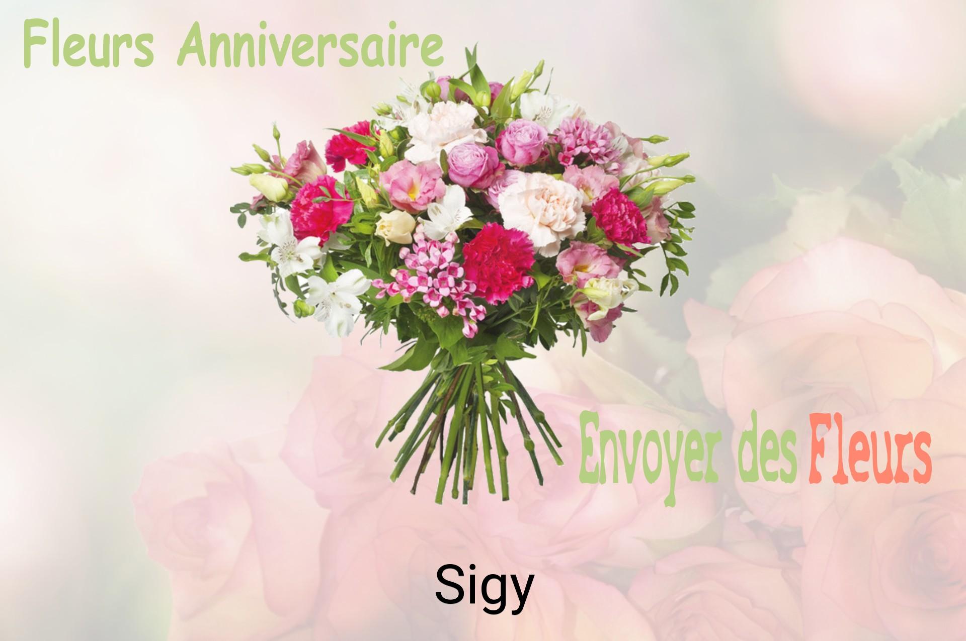 Bouquet de fleurs d’anniversaire livré à Sigy